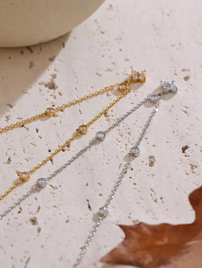 Eternal Flower Bezel Necklace 