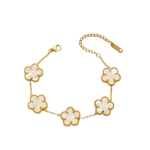 (*Autumn Sale*) Five Clover Bracelet 