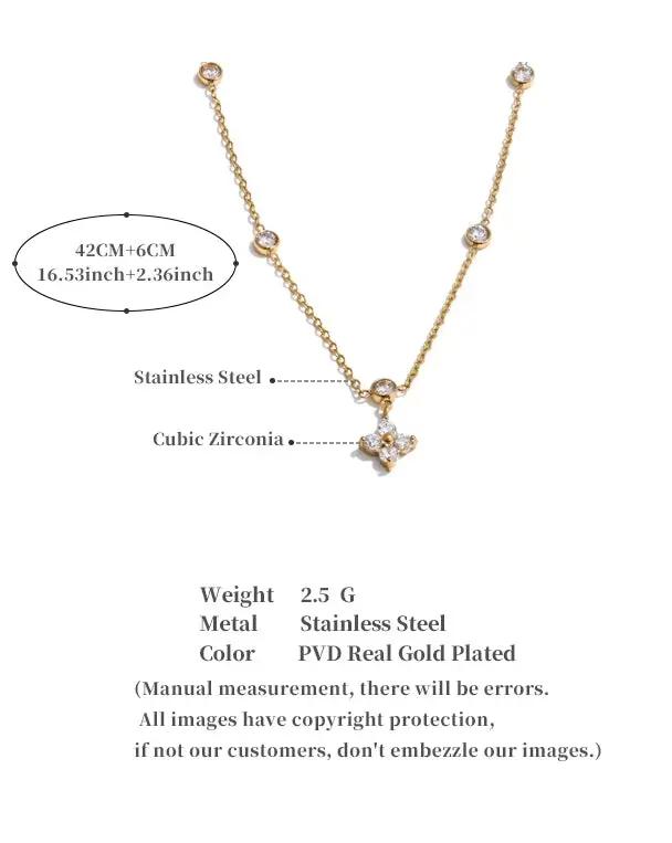 Eternal Flower Bezel Necklace 