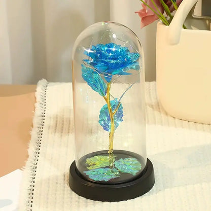 (*Autumn Sale*) Eternal LED Rose Flower in Glass Dome 