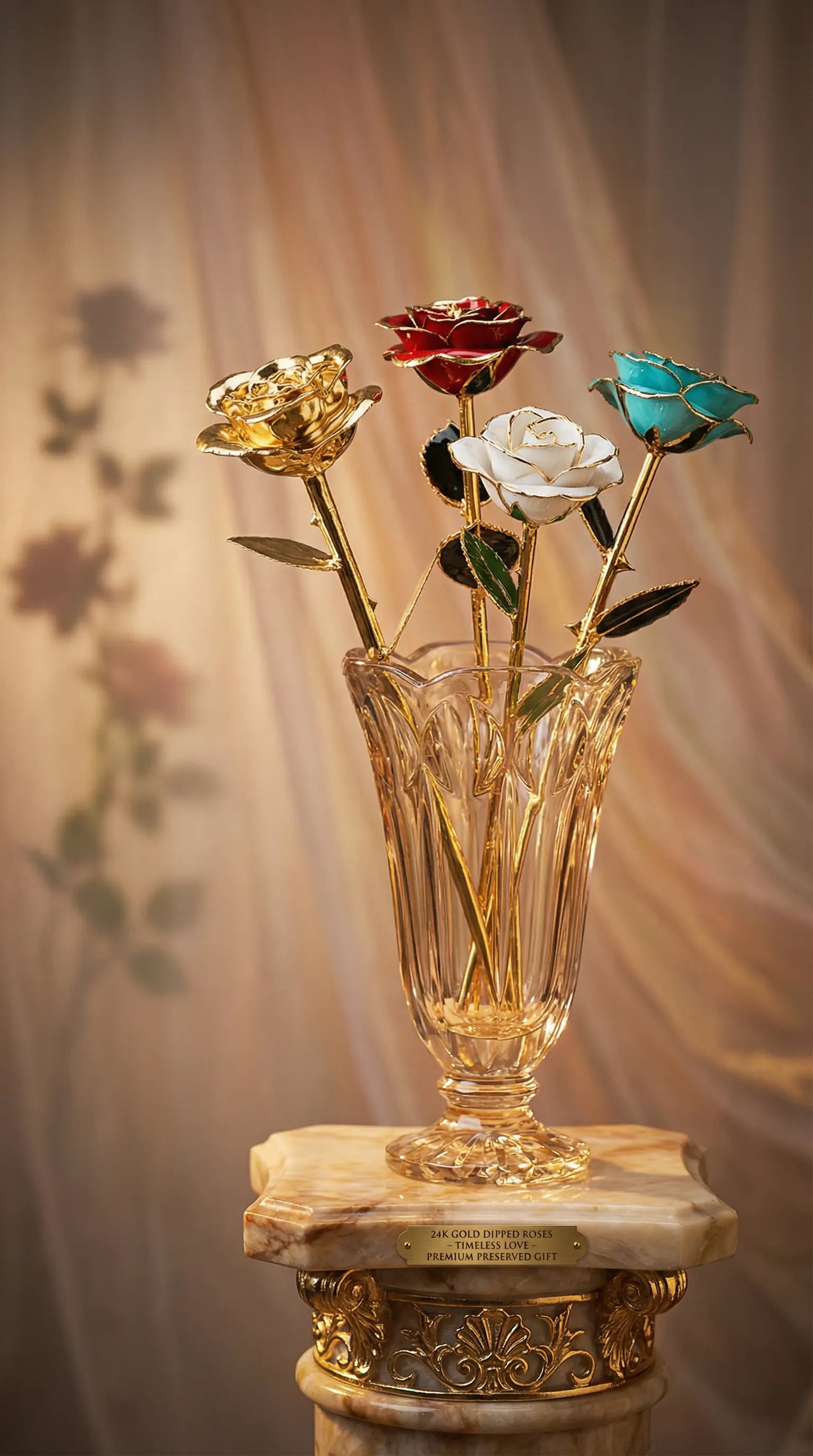 (*Spring Sale*) Eternal 24K Gold Dipped Rose With Gift Box 