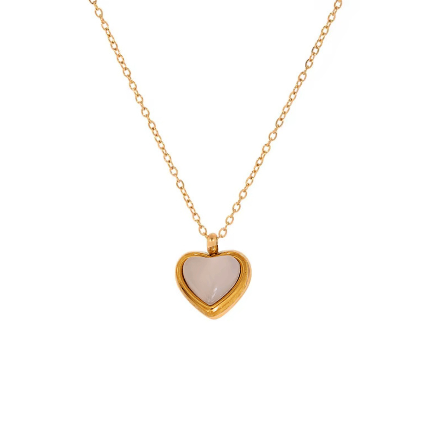 (*Spring Sale*) Heart Gemstone Pendant