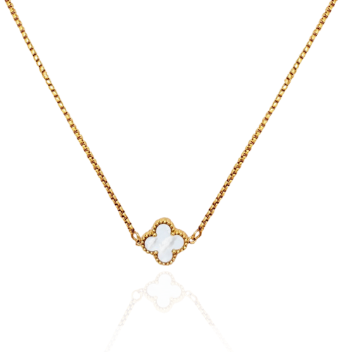 (*Summer Sale*) Pearl Clover Necklace