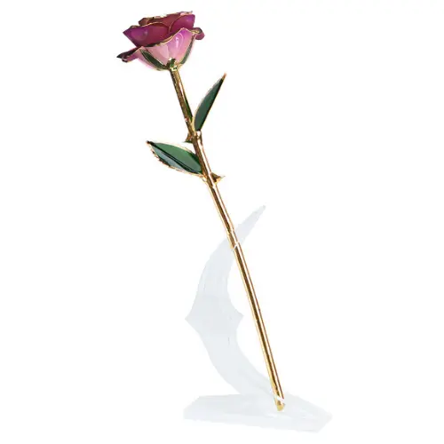 (*Autumn Sale*) 24K Gold Dipped Rose W/ Gift Box 