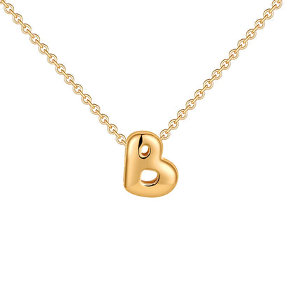 (*Christmas Sale*) Dainty Mini Bubble Initial Necklace