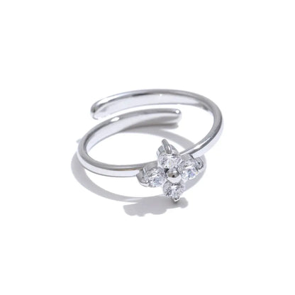 (*Autumn Sale*) Eternal Flower Bezel Ring 