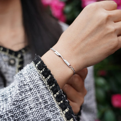 Infinity Love Engraved Couple Bracelets Set