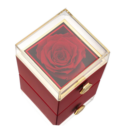 (*Spring Sale*) Eternal Rose Box Set W/ Engraved Necklace & Eternal Rose