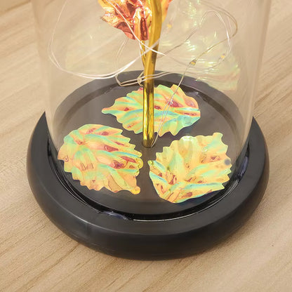 (*Autumn Sale*) Eternal LED Rose Flower in Glass Dome 