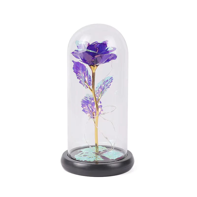 (*Autumn Sale*) Eternal LED Rose Flower in Glass Dome 