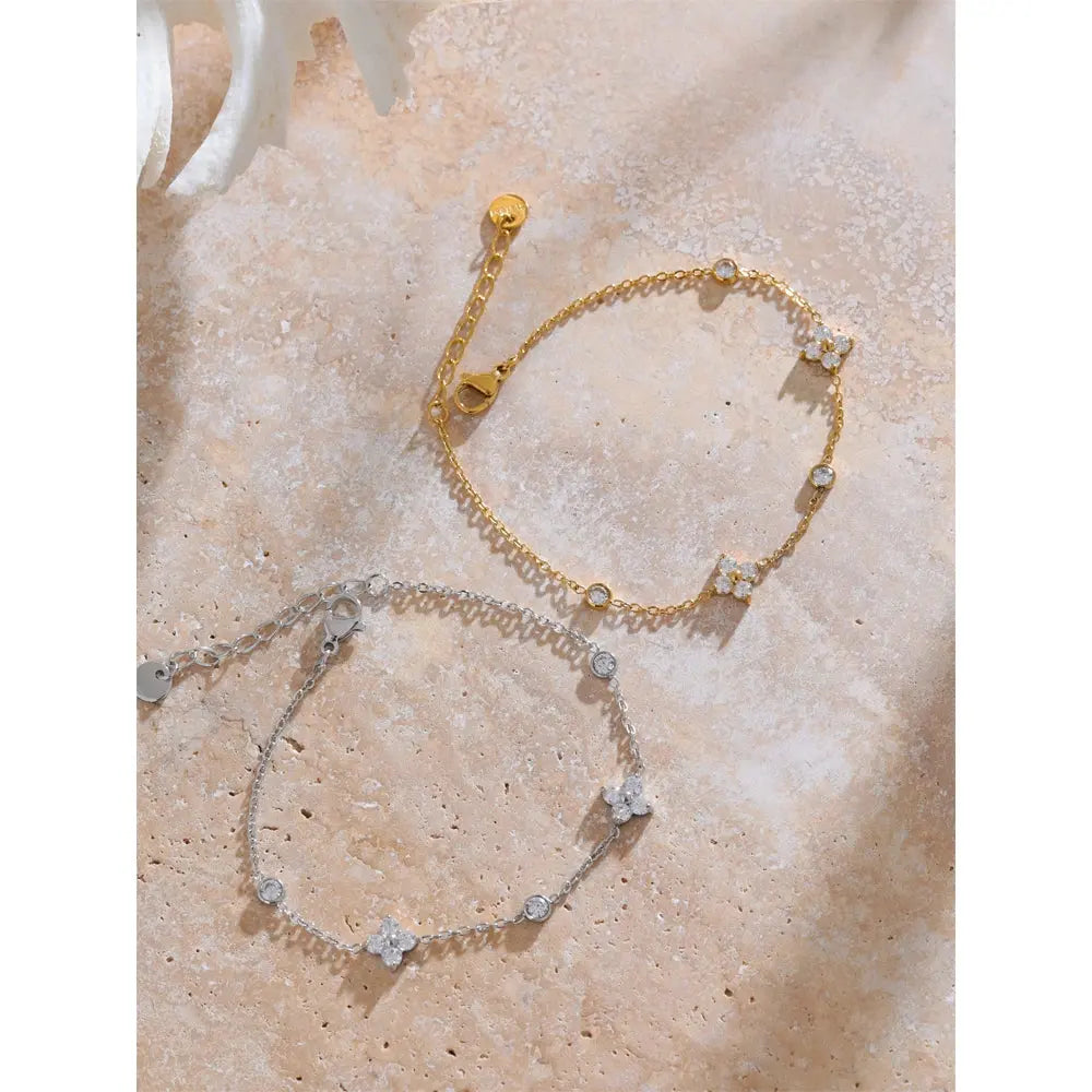 (*Autumn Sale*) Eternal Flower Bezel Bracelet 