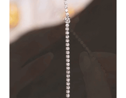 Mini Sparkling Heart Tennis Bracelet