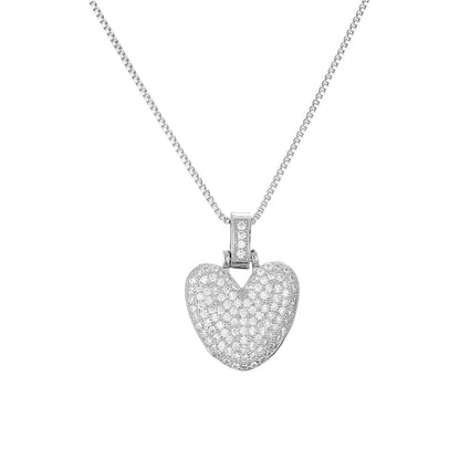 Chunky Ice Letter Initial Necklace