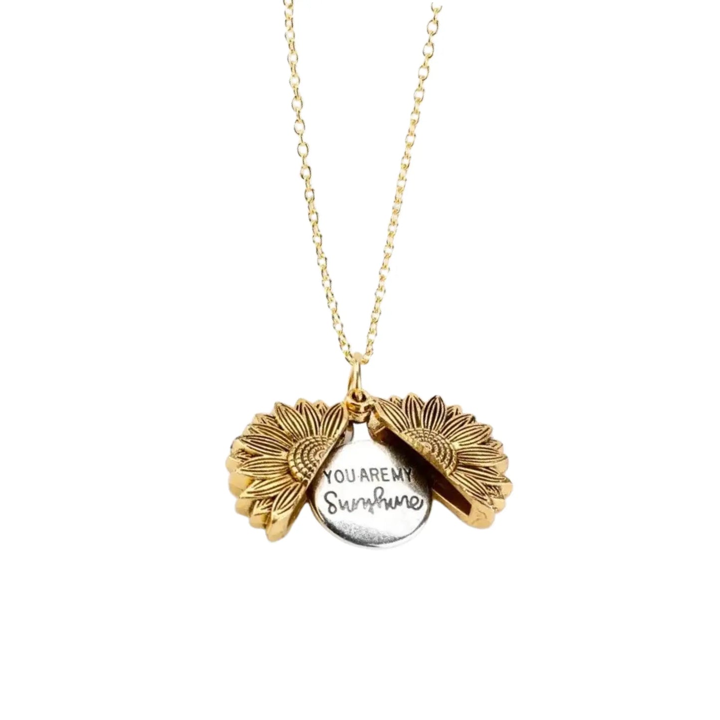 (*Spring Sale*) You Are My Sunshine Sunflower Necklace 