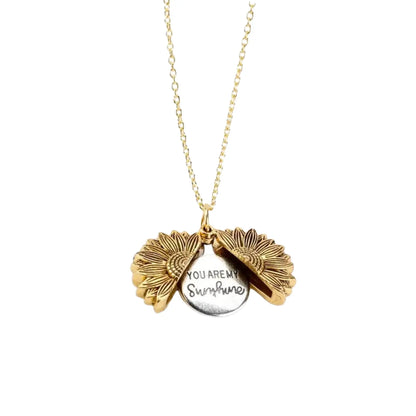 (*Spring Sale*) You Are My Sunshine Sunflower Necklace 