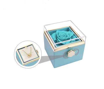 (*Spring Sale*) Eternal Rose Box Set W/ Engraved Necklace & Eternal Rose