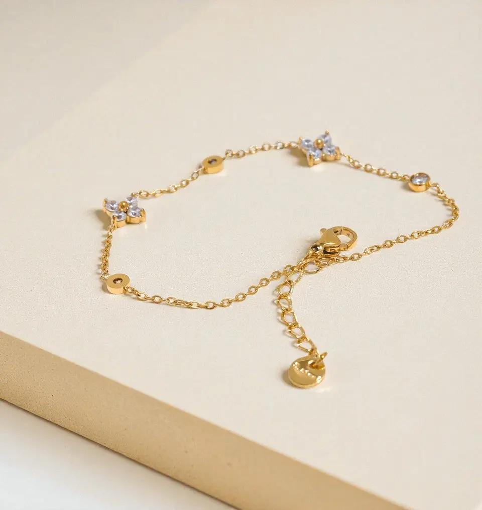 (*Autumn Sale*) Eternal Flower Bezel Bracelet 