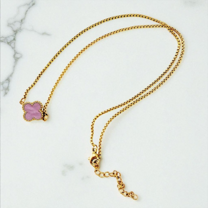 (*Summer Sale*) Pearl Clover Necklace