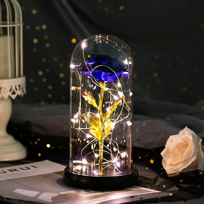 (*Spring Sale*) Eternal LED Rose Flower in Glass Dome