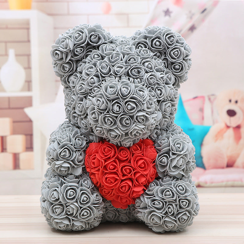 Mother s Day Sale Luxury Rose Bear With Heart 40cm