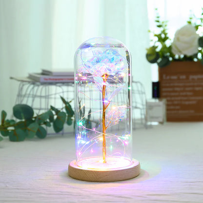 (*Spring Sale*) Eternal LED Rose Flower in Glass Dome