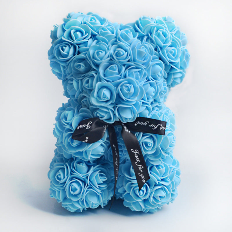 (*Spring Sale*) Luxury Rose Bear With Gift Box 25cm