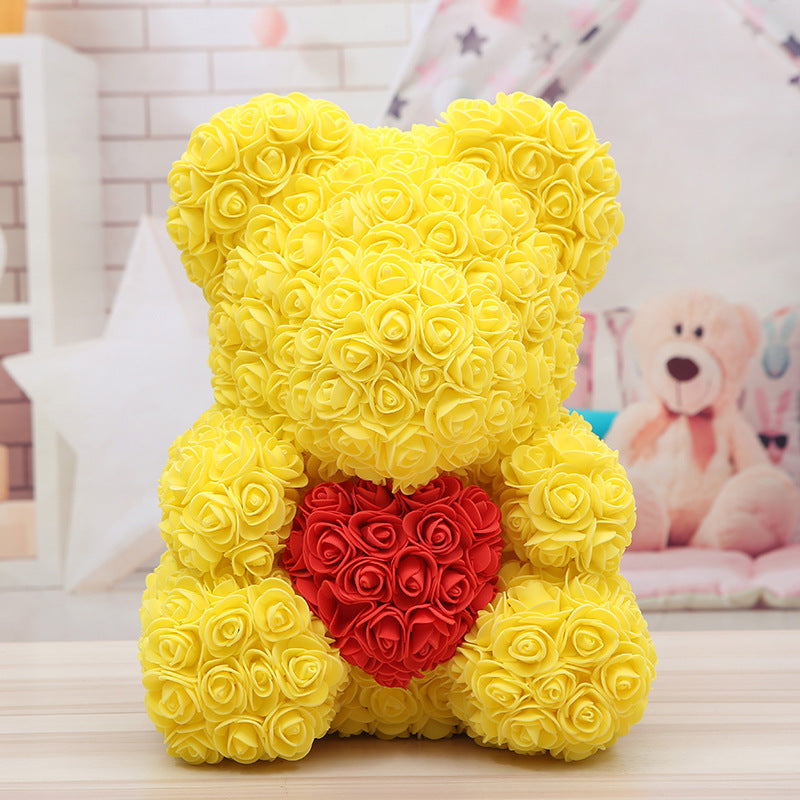 Mother s Day Sale Luxury Rose Bear With Heart 40cm