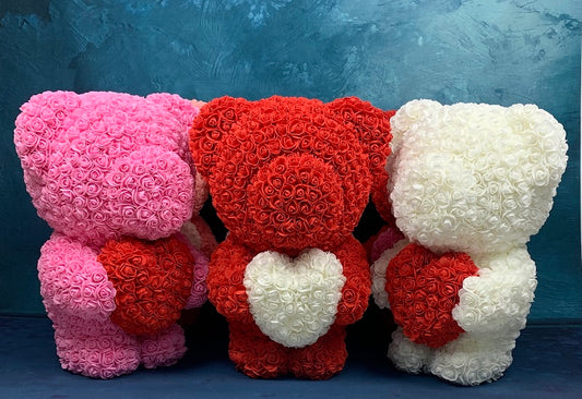 Luxury Rose Bear (Standing Edition)