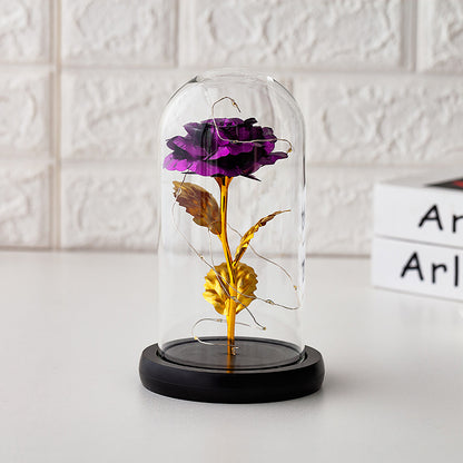 (*Spring Sale*) Eternal LED Rose Flower in Glass Dome